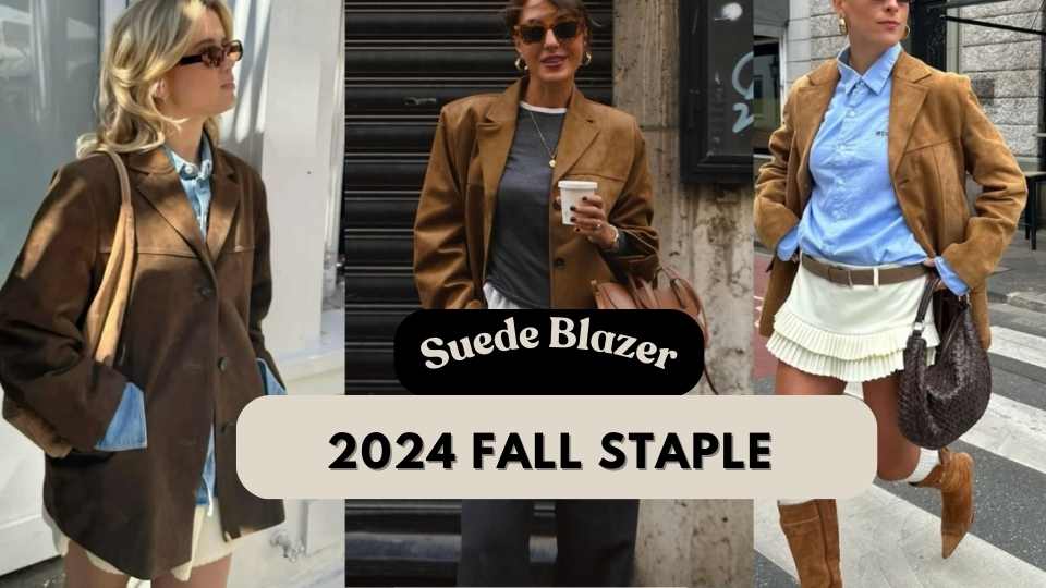 5 Tips for Styling Your Suede Blazer this Fall