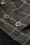 Tessa Vintage Green Plaid Dress