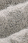 Titania Oversize O-neck Cable Knit Vest