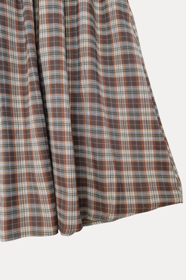 Ernest Babydoll Plaid Dress