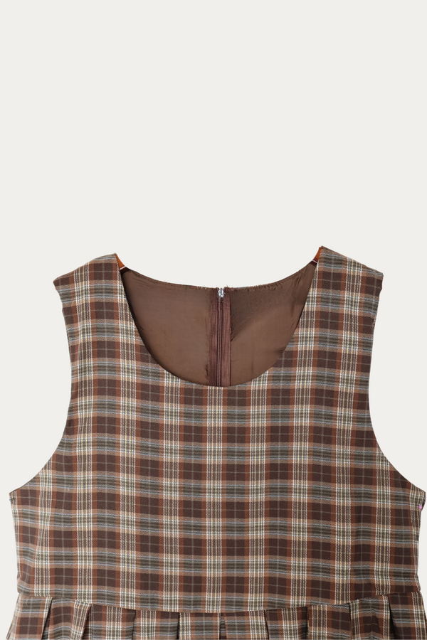 Ernest Babydoll Plaid Dress