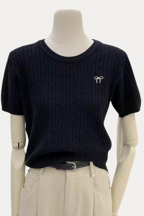 Vicky Cable Knit Top