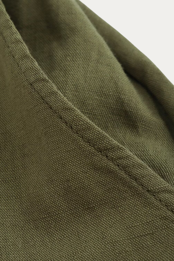 Monroe Green Linen Skirt