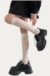 Ladies Argyle Socks Knee High
