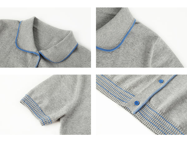 Geraldine Perter Pan Collar Knit Cardigan