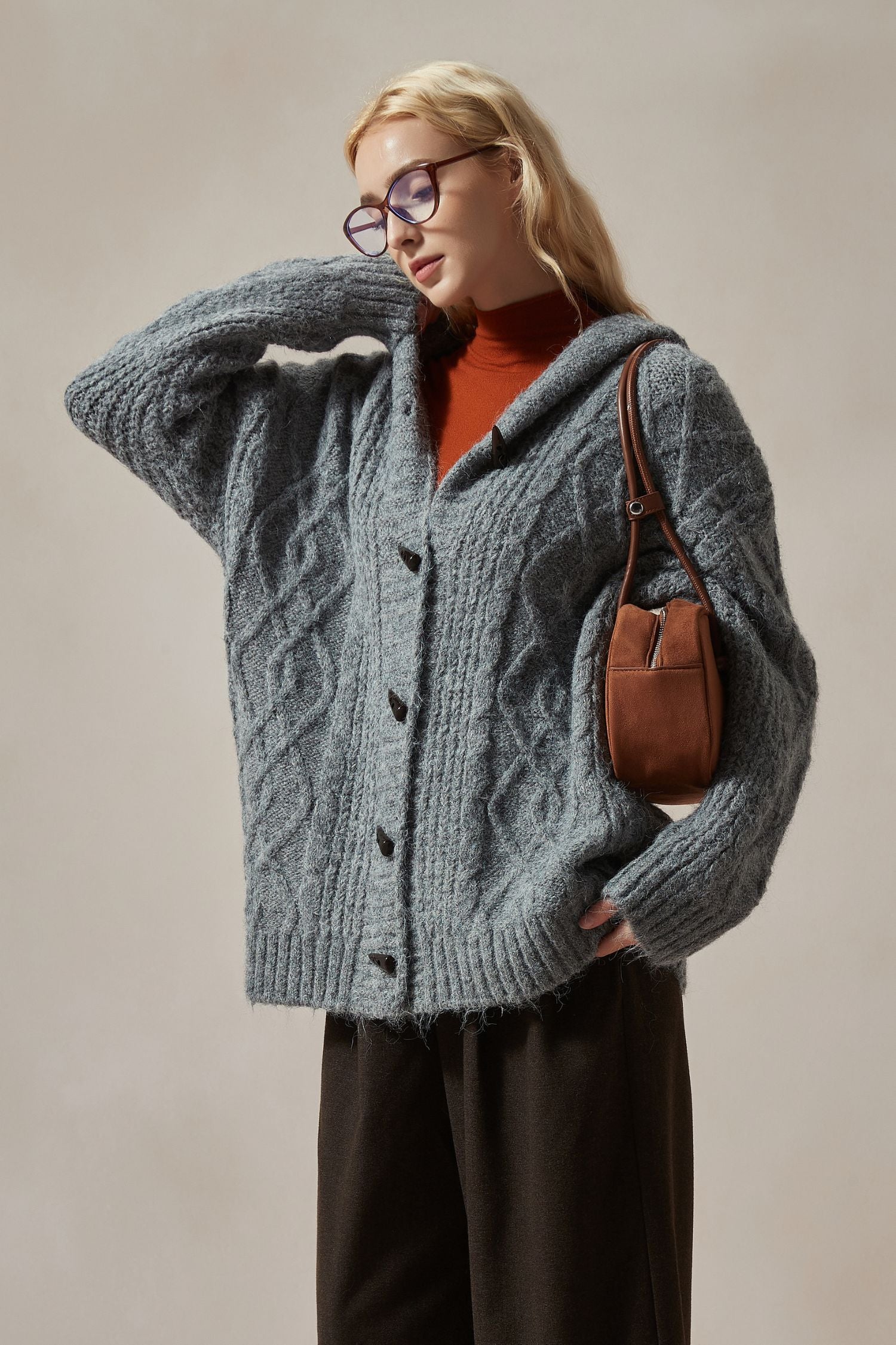 カーディガン threetimes cable wool bolero Threetimes Cable Bolero Cardigan Ivory #쓰리타임즈,#쓰리타임즈