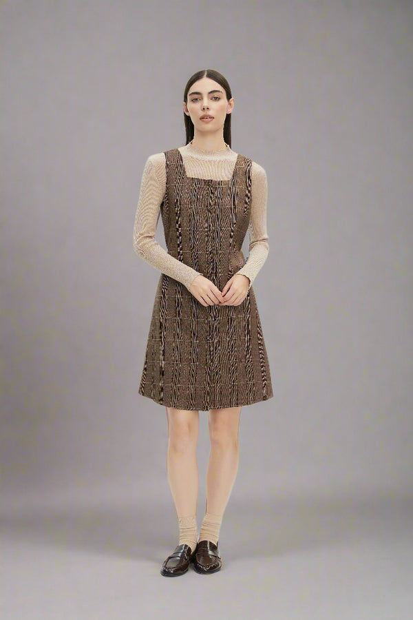 Eleanora Plaid Mini Dress