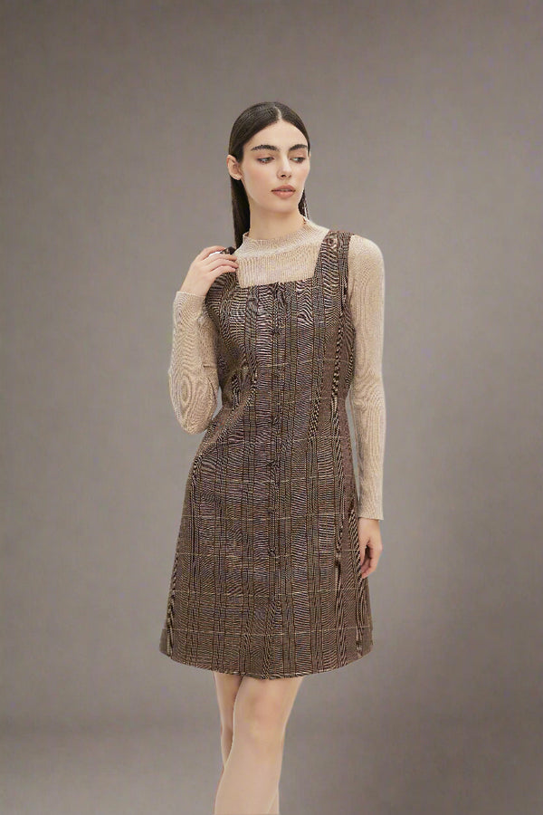 Eleanora Plaid Mini Dress