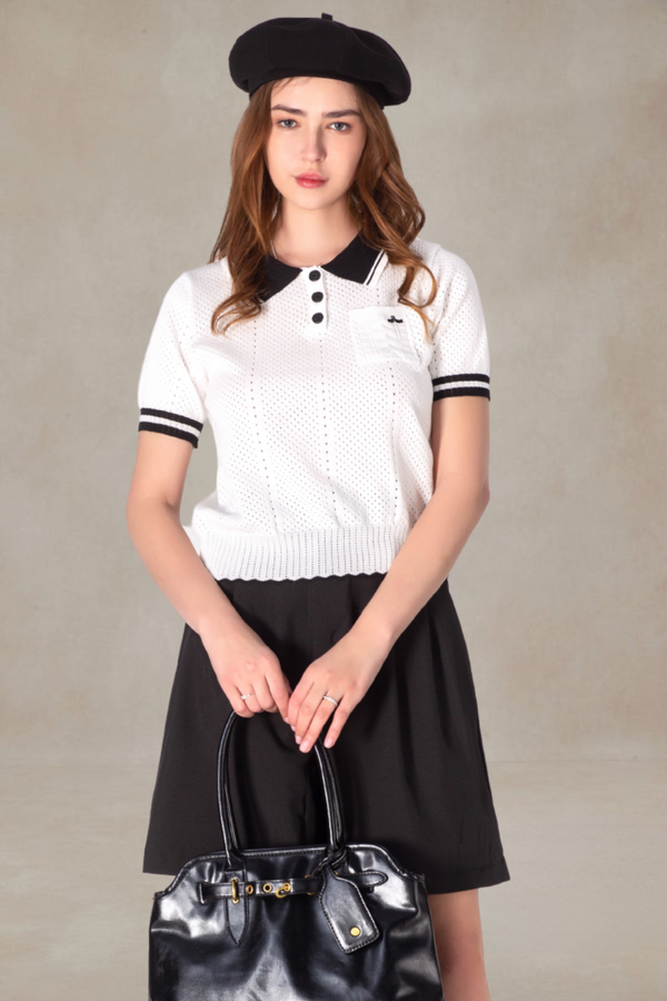 Merlin Polo Crochet Shirt