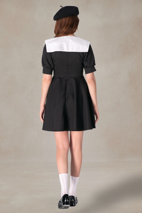 Alvin Puff Sleeve Short Dress