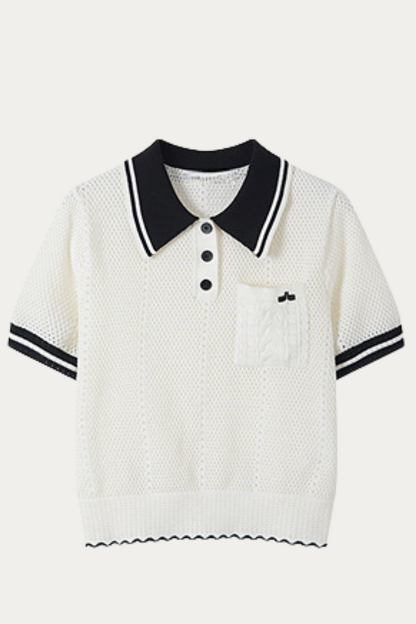 Merlin Polo Crochet Shirt