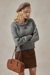 Ada Toggle Button Sweater - DAStyle