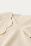 Adelaide White Peter Pan Collar Shirt - DAStyle
