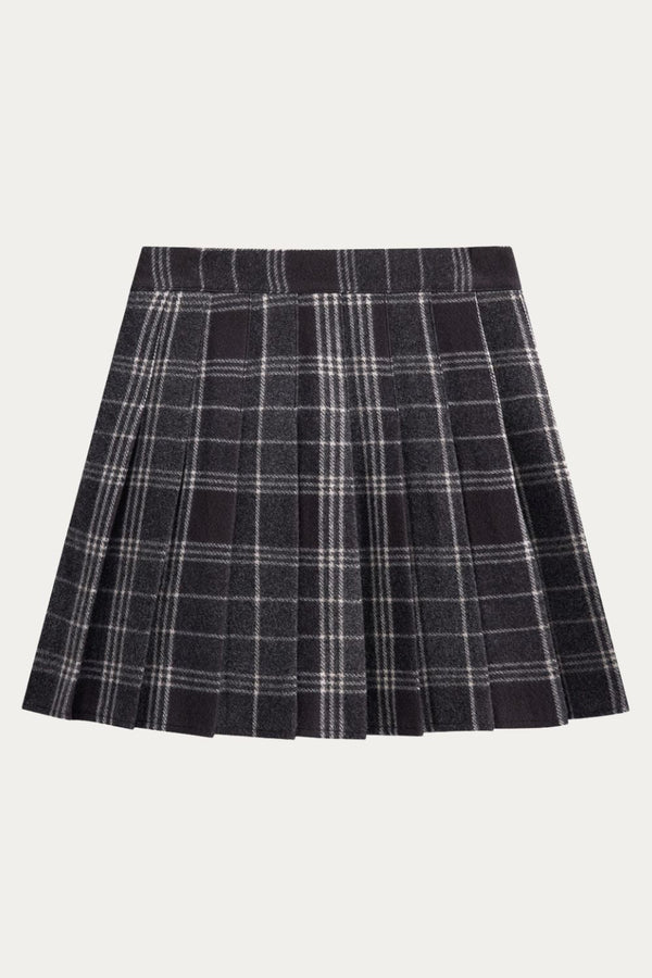 Amaris Black and White Pleated Skirt - DAStyle