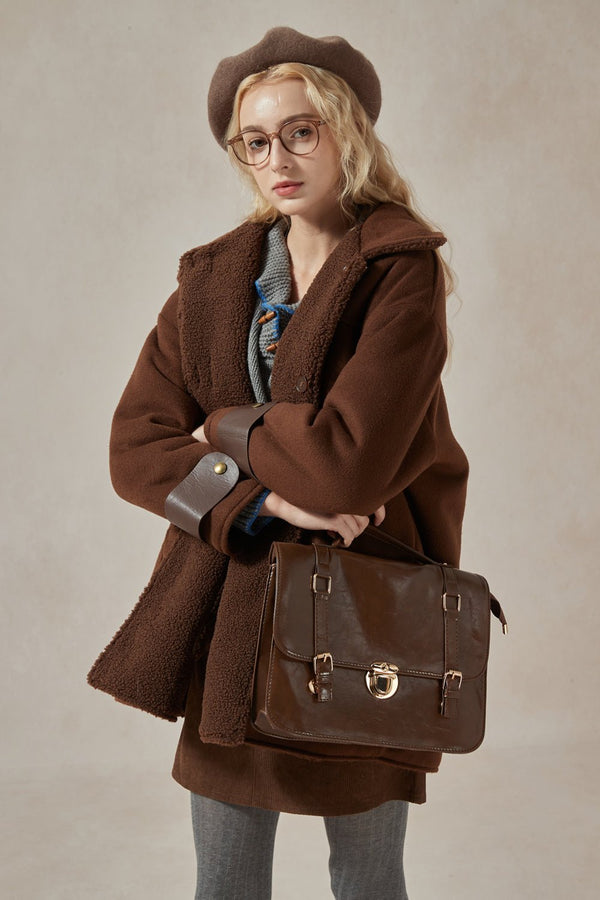 Amelia Faux Suede Coat - DAStyle