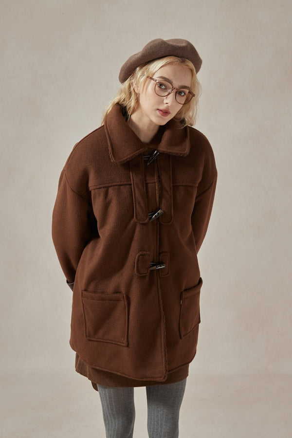 Amelia Faux Suede Coat - DAStyle