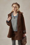 Amelia Faux Suede Coat - DAStyle
