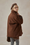Amelia Faux Suede Coat - DAStyle