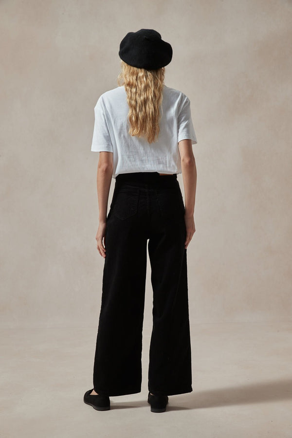 Audrey Black Corduroy Pant - DAStyle