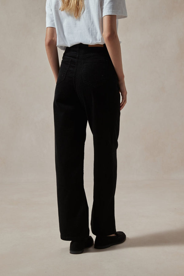 Audrey Black Corduroy Pant - DAStyle