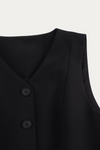 Cleveland Black Sleeveless Mini Dress