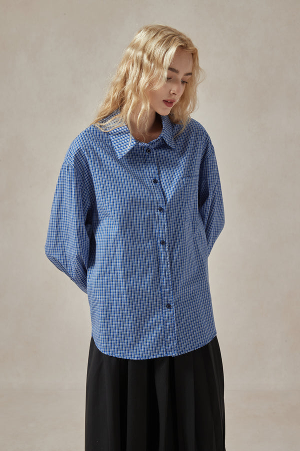Cotton-Plaid-shirt
