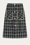 Calista Midi Tweed Skirt - DAStyle
