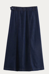 Harlan Denim Midi Skirt With Split