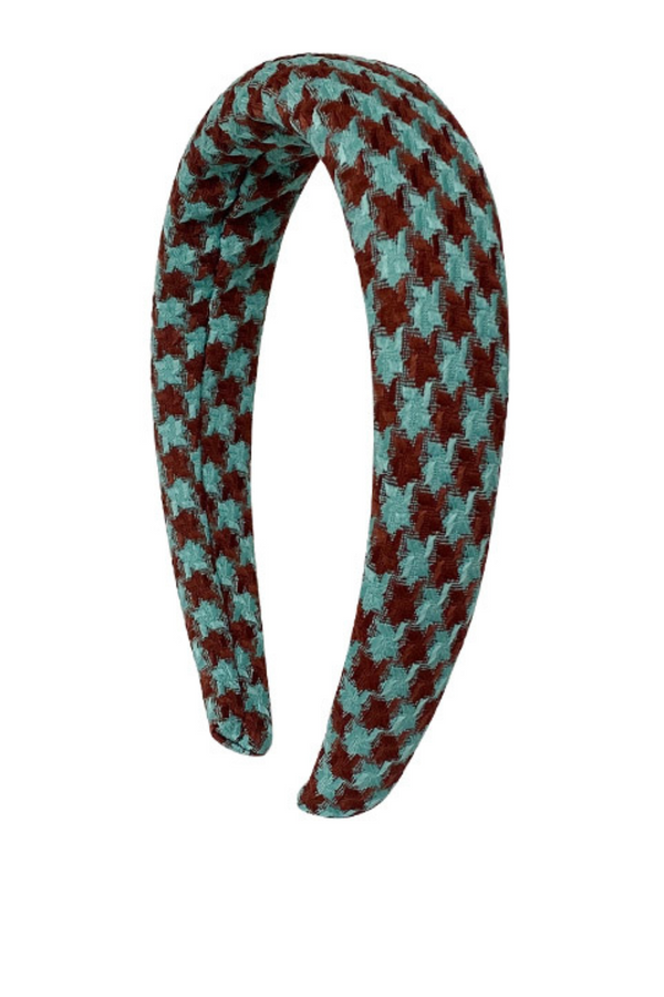 Vintage- Inspired Houndstooth Headband
