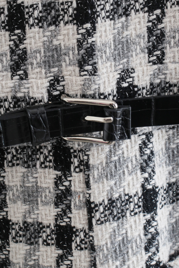 Lennon Jumpsuit Plaid with Belt