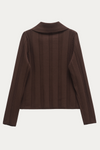 Monica Long Sleeve Rib Knit Top