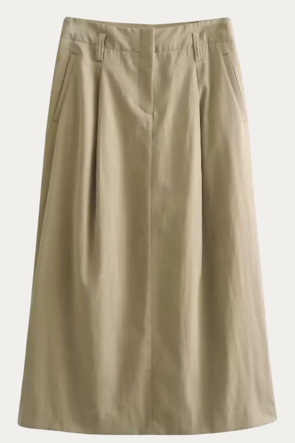 Aurora Midi Skirt with Split