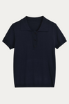 Susanna Navy Polo T Shirt