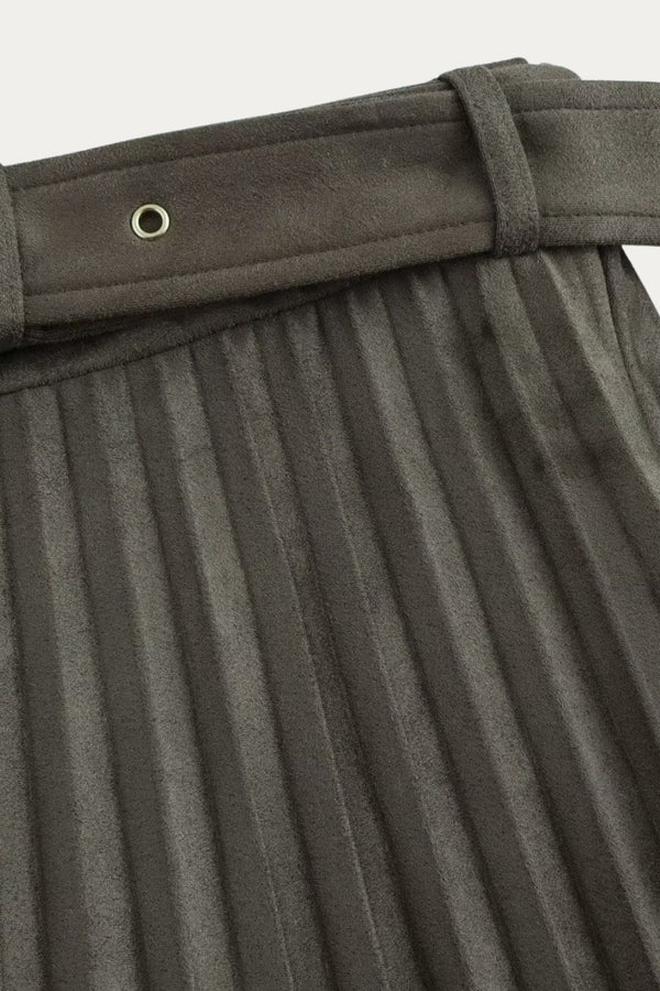 olive-pleated-skirt8-DAStyle
