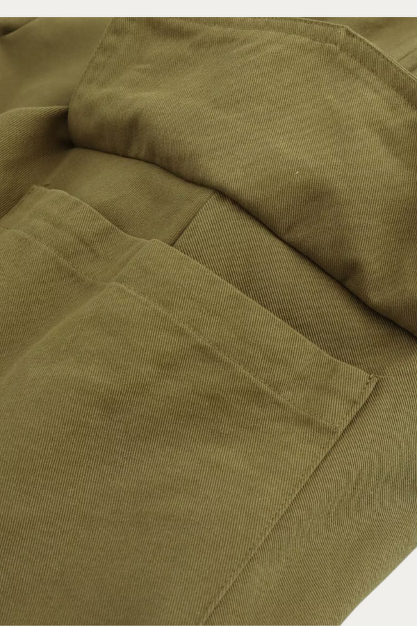 Kyle Olive Green Pleated Skirt
