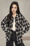 Clarice Plaid Button-down Shirt