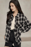Clarice Plaid Button-down Shirt