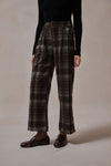 Francesca Plaid Wide Leg Pant