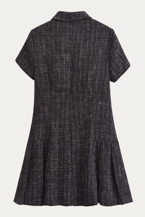 Roberta Plaid Dress Short Sleeve
