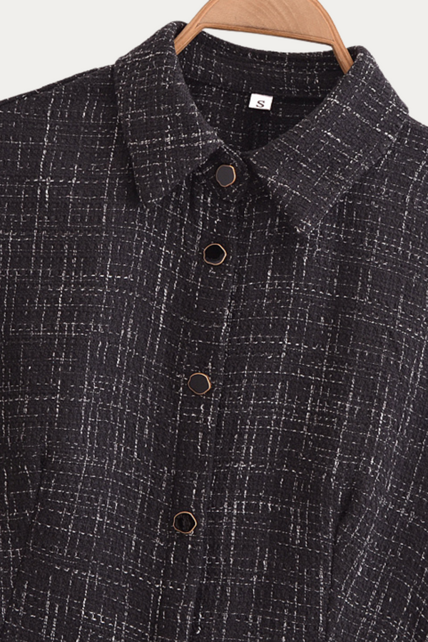 Roberta Plaid Dress Short Sleeve