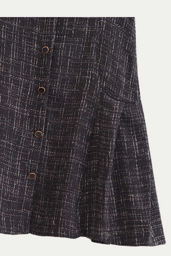Roberta Plaid Dress Short Sleeve