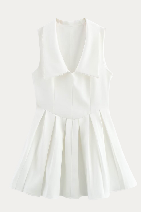 Laurel Pleated Dress Sleeveless