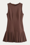 Madge Pleated Sleeveless Dress
