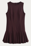 Madge Pleated Sleeveless Dress
