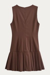 Madge Pleated Sleeveless Dress