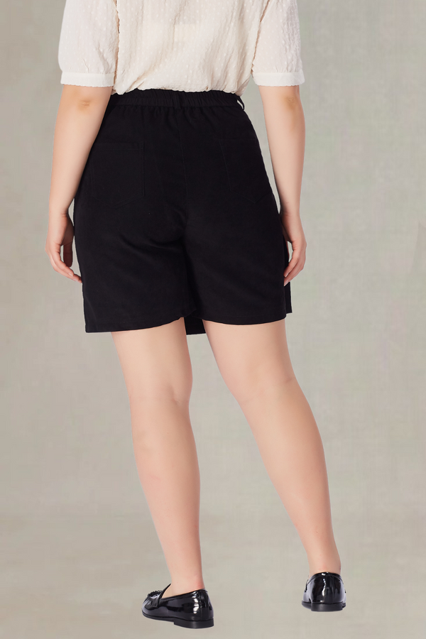 Gertrude Plus Size Black Skort