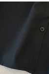 Liora Plus Size Lantern Sleeves Black Blouse