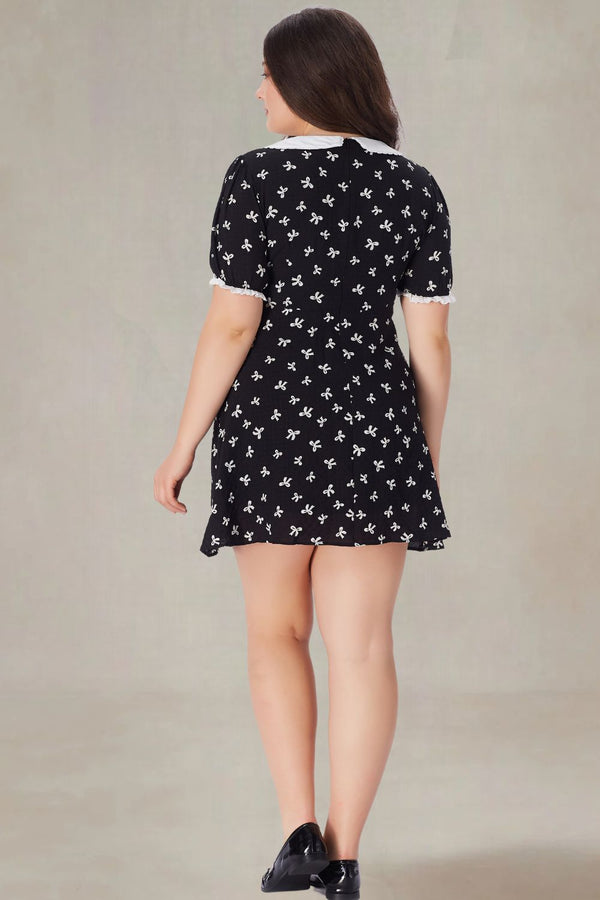 Rosamund Plus Size Peter Pan Collar Dress