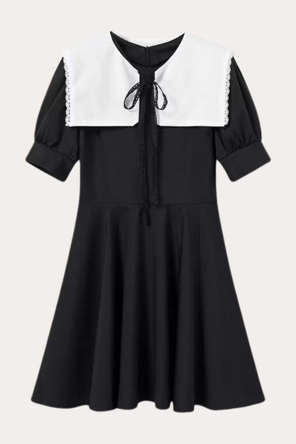 Alvin Puff Sleeve Short Dress