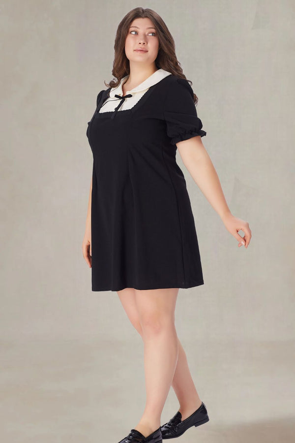 Ruby Retro Black Dress Plus Size